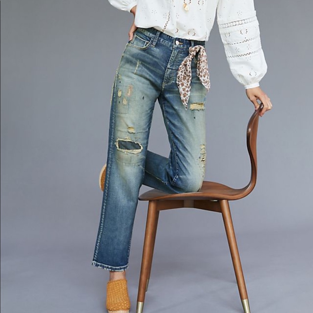 Anthropologie Pilcro The Selvedge Boyfriend Jeans
